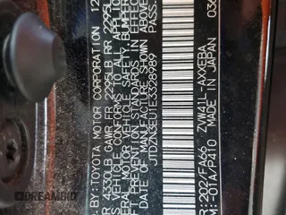 2014 Toyota Prius Two with VIN JTDZN3EU1E3328989, listed as a Copart auction lot 53816595 with 171,025 mi miles and Salvage Title. Bid and sale history available at DreamBid. Image 14.