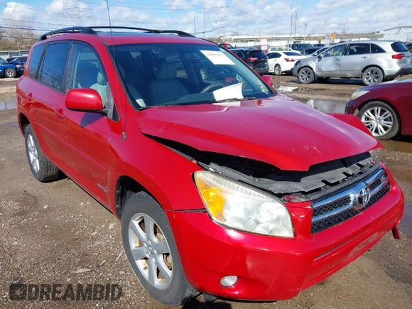 2008 Toyota RAV4 Ltd with VIN JTMZK31V086011778, listed as a IAAI auction lot 41855953 with 153,414 mi miles. Bid and sale history available at carsss.com. Image 1.