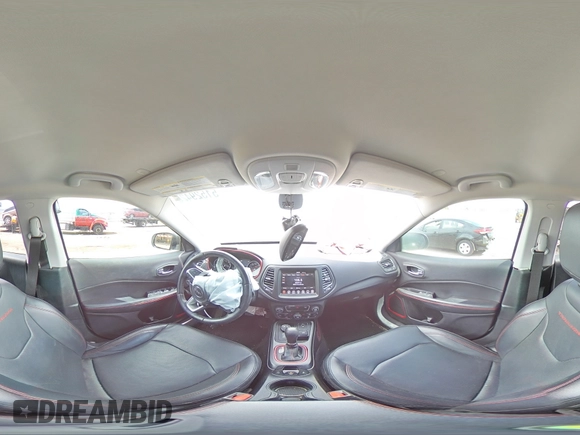 2020 Jeep Compass Trailhawk with VIN 3C4NJDDBXLT144023, listed as a Copart auction lot 51529425 with 41,886 mi miles and Salvage Title. Bid and sale history available at carsss.com. Image 14.
