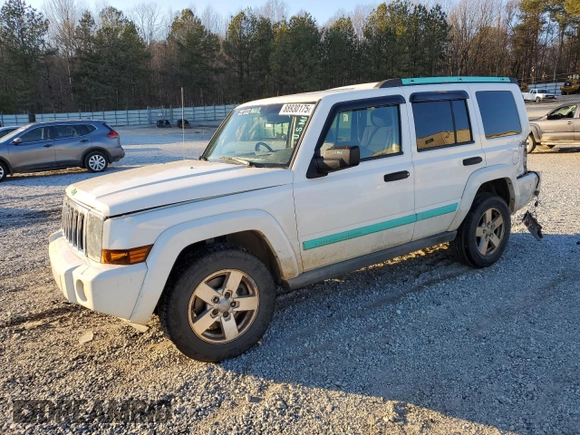 2006 Jeep Commander with VIN 1J8HH48N86C168763, listed as a Copart auction lot 88930175 with 289,933 mi miles and Salvage Title. Bid and sale history available at carsss.com. Image 1.