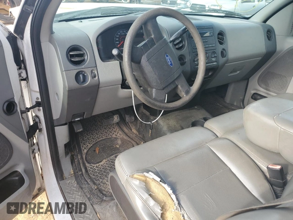 2008 Ford F-150 STX with VIN 1FTRX12W98FA48602, listed as a Copart auction lot 54356605 with 132,782 mi miles and Clean title. Bid and sale history available at DreamBid. Image 8.