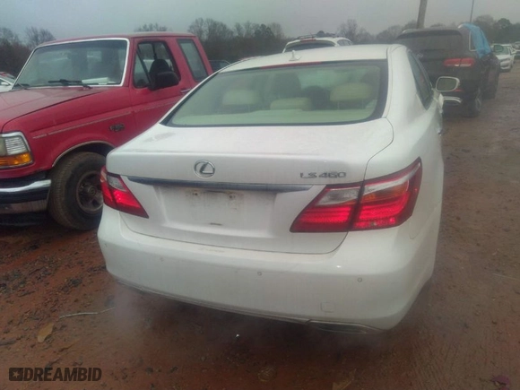 2012 Lexus LS 460 with VIN JTHBL5EF2C5108653, listed as a IAAI auction lot 41557072 with 122,568 mi miles. Bid and sale history available at carsss.com. Image 16.