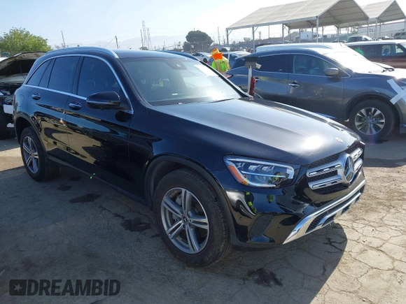 2022 Mercedes-Benz GLC 300 with VIN W1N0G8DB2NV399762, listed as a IAAI auction lot 42311304 with 20,421 mi miles and . Bid and sale history available at DreamBid. Image 1.
