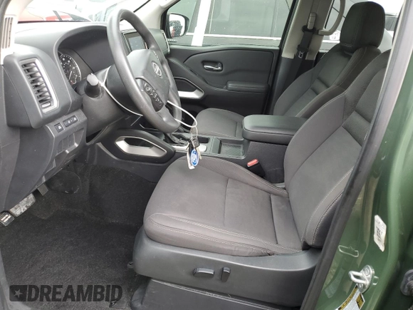 2022 Nissan Frontier SV with VIN 1N6ED1EJ9NN628938, listed as a Copart auction lot 74335784 with 58,038 mi miles and Salvage Title. Bid and sale history available at carsss.com. Image 7.
