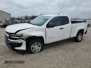 2021 Chevrolet Colorado 4WD Work Truck with VIN 1GCHTBEA7M1206343, listed as a Copart auction lot 82903544 with 17,331 mi miles and Salvage Title. Bid and sale history available at carsss.com. Image 1.