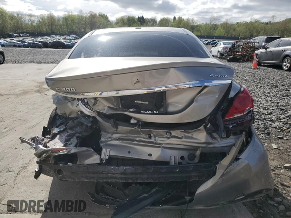2020 Mercedes-Benz C 300 with VIN WDDWF8EB7LR541568, listed as a Copart auction lot 55148375 with Not provided miles and Salvage title. Bid and sale history available at DreamBid. Image 6.