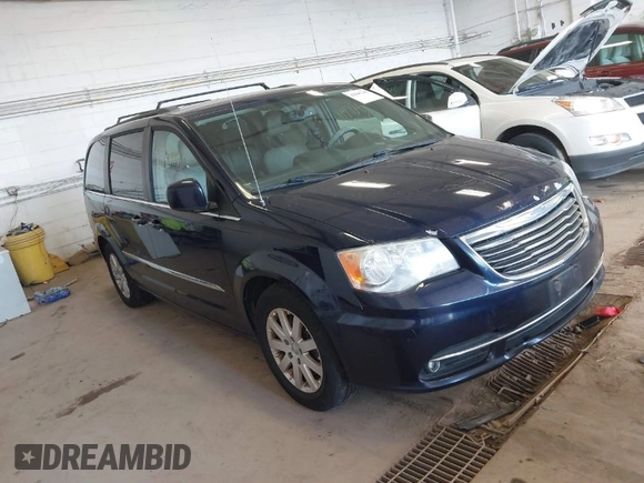 2014 Chrysler Town & Country Touring with VIN 2C4RC1BG7ER300310, listed as a IAAI auction lot 42048748 with 202,037 mi miles. Bid and sale history available at carsss.com. Image 1.
