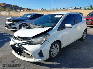 2015 Toyota Yaris L with VIN VNKKTUD38FA046276, listed as a IAAI auction lot 41398583 with NaN miles. Bid and sale history available at carsss.com. Image 17.