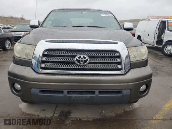2008 Toyota Tundra Limited with VIN 5TFDV58158X056211, listed as a Copart auction lot 51940865 with 198,126 mi miles and Salvage title. Bid and sale history available at DreamBid. Image 5.