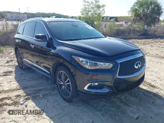 2020 Infiniti QX60 Pure with VIN 5N1DL0MN4LC539573, listed as a IAAI auction lot 42010032 with 104,507 mi miles and . Bid and sale history available at DreamBid. Image 1.