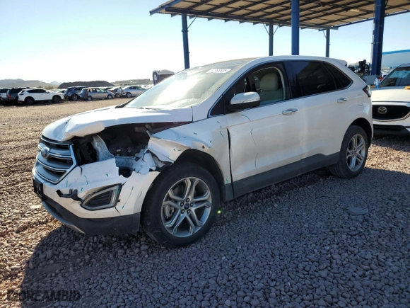 2017 Ford Edge Titanium with VIN 2FMPK3K88HBB61960, listed as a Copart auction lot 50368835 with 95,251 mi miles and Salvage Title. Bid and sale history available at carsss.com. Image 1.