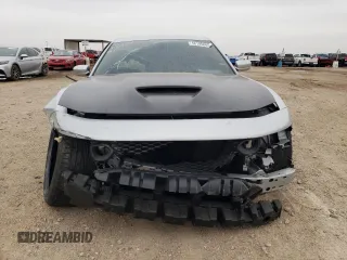 2019 Dodge Charger Scat Pack with VIN 2C3CDXGJ9KH742490, listed as a Copart auction lot 48196865 with 18,861 mi miles and Salvage title. Bid and sale history available at DreamBid. Image 5.
