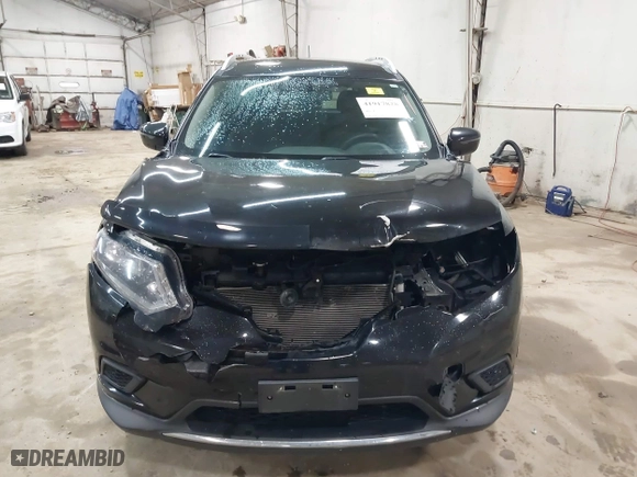 2016 Nissan Rogue S with VIN KNMAT2MV9GP597101, listed as a IAAI auction lot 41917828 with 122,568 mi miles. Bid and sale history available at carsss.com. Image 12.