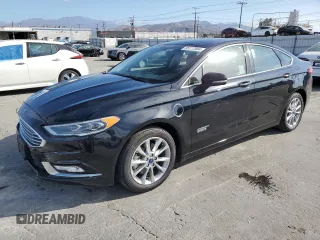 2017 Ford Fusion Energi SE with VIN 3FA6P0PU5HR380159, listed as a Copart auction lot 85117584 with 48,909 mi miles and Salvage Title. Bid and sale history available at carsss.com. Image 1.