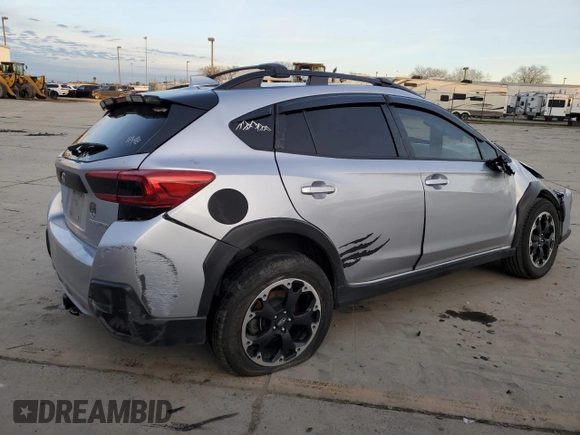 2023 Subaru Crosstrek Premium with VIN JF2GTACC7P9245127, listed as a Copart auction lot 87095854 with Not provided miles and Salvage title. Bid and sale history available at DreamBid. Image 3.