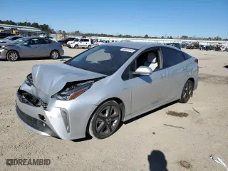 2022 Toyota Prius L Eco with VIN JTDKAMFU9N3167860, listed as a Copart auction lot 88081845 with 0 mi miles and Salvage Title. Bid and sale history available at carsss.com. Image 1.