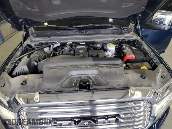 2023 Ram 2500 Longhorn with VIN 3C6UR5GL4PG646451, listed as a Copart auction lot 77141314 with 9,852 mi miles and Salvage Title. Bid and sale history available at carsss.com. Image 11.
