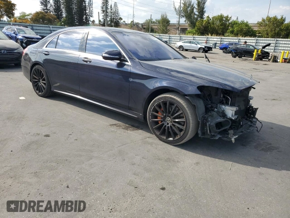 2017 Mercedes-Benz S 550 with VIN WDDUG8CB7HA287003, listed as a Copart auction lot 50341935 with 103,231 mi miles and Salvage Title. Bid and sale history available at carsss.com. Image 4.