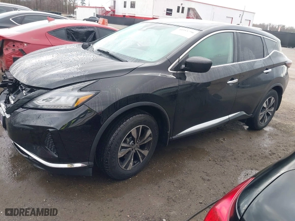 2021 Nissan Murano S with VIN 5N1AZ2AS1MC110318, listed as a IAAI auction lot 40955798 with 82,246 mi miles. Bid and sale history available at carsss.com. Image 16.