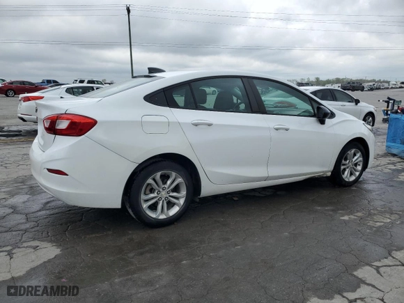 2019 Chevrolet Cruze LS with VIN 1G1BC5SM2K7132712, listed as a Copart auction lot 52935825 with 109,177 mi miles and Salvage Title. Bid and sale history available at carsss.com. Image 3.