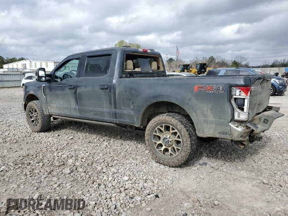 2021 Ford Super Duty F-250 SRW XL with VIN 1FT7W2BT5MEE03805, listed as a Copart auction lot 44221265 with 116,035 mi miles and Salvage Title. Bid and sale history available at carsss.com. Image 2.