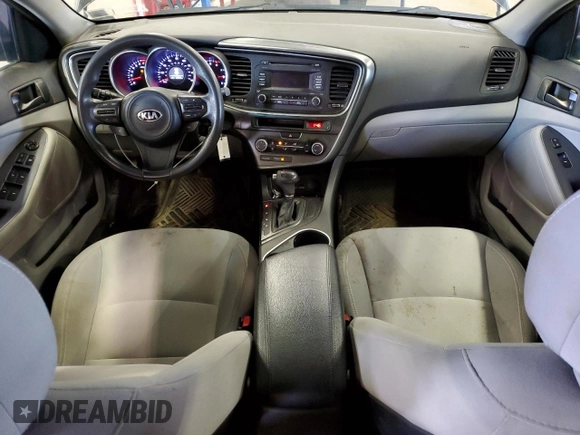 2014 Kia Optima LX with VIN 5XXGM4A70EG313951, listed as a Copart auction lot 63703955 with 87,929 mi miles and Clean title. Bid and sale history available at DreamBid. Image 8.