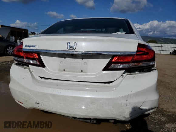 2015 Honda Civic Sedan EX-L with VIN 19XFB2F94FE218657, listed as a Copart auction lot 51828095 with 218,179 mi miles and Salvage Title. Bid and sale history available at carsss.com. Image 6.
