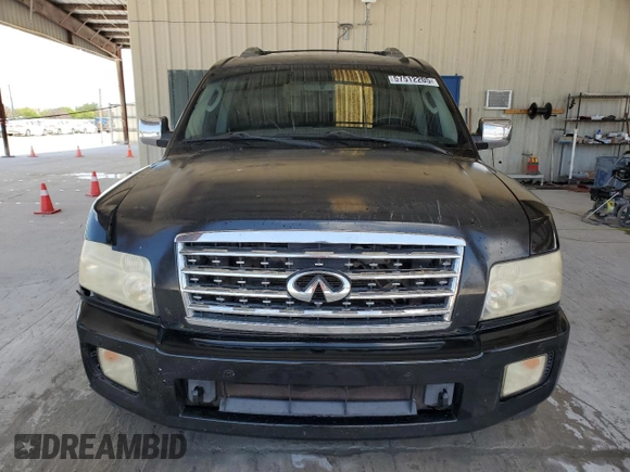 2008 Infiniti QX56 z VIN 5N3AA08D48N901835, wystawiony jako Copart lot #57512205 z przebiegiem 234 514 mil mil oraz Szkoda całkowita • Salvage title. Historia ofert i sprzedaży dostępna na DreamBid. Obrazek 5.
