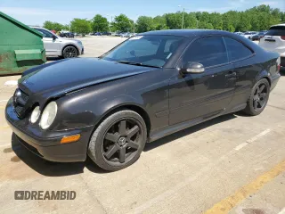 2001 Mercedes-Benz CLK 320/430 z VIN WDBLJ70GX1F171822, wystawiony jako Copart lot #57683415 z przebiegiem 152 154 mil mil oraz Szkoda całkowita • Salvage title. Historia ofert i sprzedaży dostępna na DreamBid. Obrazek 1.