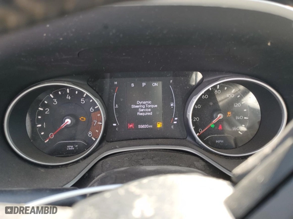 2019 Jeep Compass Latitude with VIN 3C4NJDBB8KT813715, listed as a Copart auction lot 49000245 with 55,620 mi miles and Salvage Title. Bid and sale history available at carsss.com. Image 9.