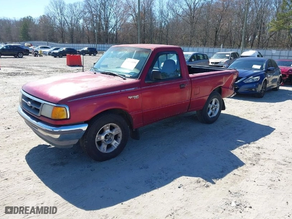 1995 Ford Ranger Splash with VIN 1FTCR10A6SUB40213, listed as a IAAI auction lot 41678699 with 156,603 mi miles. Bid and sale history available at carsss.com. Image 2.