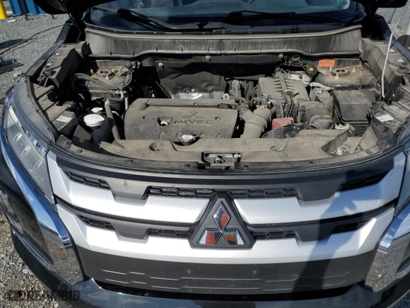 2021 Mitsubishi RVR ES with VIN JA4AJUAU7MU606172, listed as a Copart auction lot 70651474 with 92407 miles and Salvage Title. Bid and sale history available at carsss.com. Image 12.