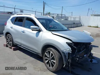 2019 Nissan Rogue SV with VIN 5N1AT2MT1KC788635, listed as a IAAI auction lot 42094964 with 50,431 mi miles and . Bid and sale history available at DreamBid. Image 1.