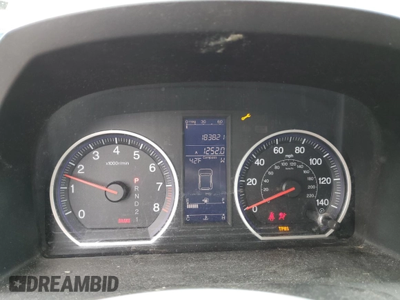 2010 Honda CR-V EX with VIN 5J6RE4H55AL046045, listed as a Copart auction lot 51945395 with 183,821 mi miles and Salvage Title. Bid and sale history available at carsss.com. Image 9.