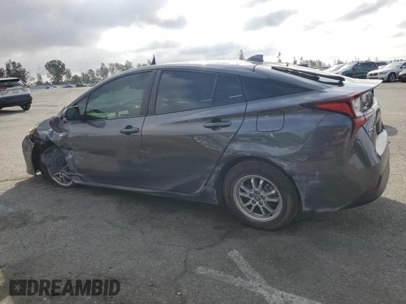 2022 Toyota Prius L Eco with VIN JTDKAMFU9N3169978, listed as a Copart auction lot 51473665 with 52,688 mi miles and Salvage Title. Bid and sale history available at carsss.com. Image 2.