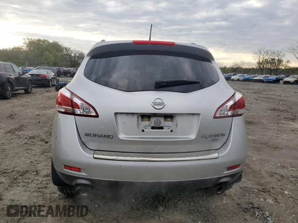 2013 Nissan Murano SV with VIN JN8AZ1MW2DW305375, listed as a Copart auction lot 52975545 with 210,535 mi miles and Clean title. Bid and sale history available at DreamBid. Image 6.