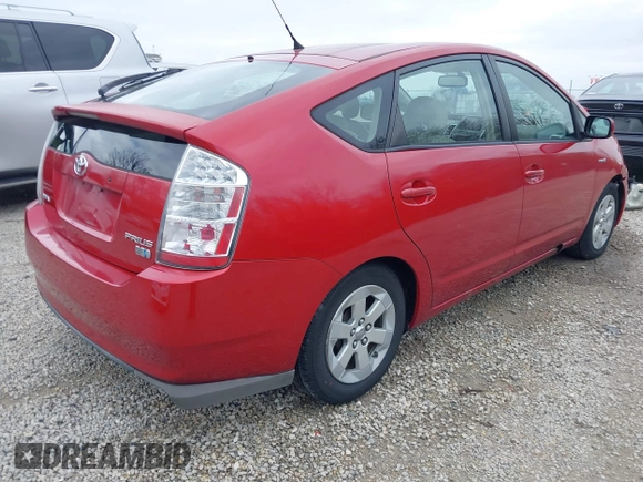 2009 Toyota Prius with VIN JTDKB20U097833870, listed as a IAAI auction lot 42010653 with 146,086 mi miles. Bid and sale history available at carsss.com. Image 4.