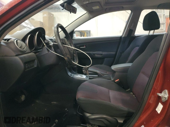 2006 Mazda 3 s with VIN JM1BK143361471656, listed as a Copart auction lot 85600244 with 205,054 mi miles and Salvage Title. Bid and sale history available at carsss.com. Image 7.