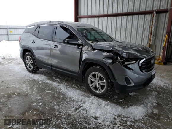 2019 GMC Terrain SLE with VIN 3GKALTEV0KL150105, listed as a Copart auction lot 42241765 with 99,928 mi miles and Salvage title. Bid and sale history available at DreamBid. Image 4.