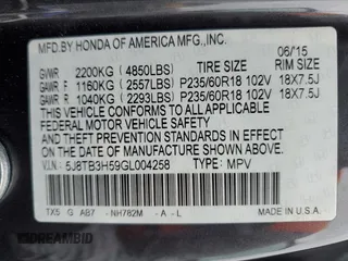 2016 Acura RDX Technology with VIN 5J8TB3H59GL004258, listed as a Copart auction lot 47366325 with 79,671 mi miles and Salvage Title. Bid and sale history available at DreamBid. Image 14.