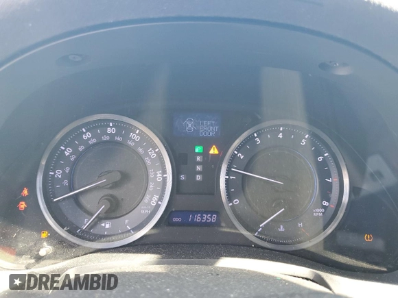 2011 Lexus IS 250 with VIN JTHBF5C23B5138850, listed as a Copart auction lot 44443045 with 116,358 mi miles and Salvage Title. Bid and sale history available at DreamBid. Image 9.