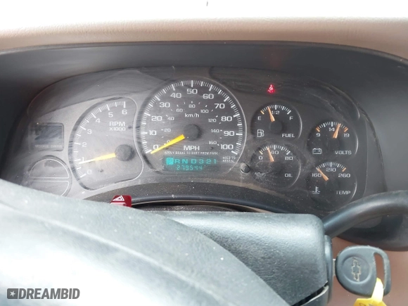 2001 Chevrolet Tahoe LT with VIN 1GNEC13T91R165851, listed as a IAAI auction lot 41484165 with 279,544 mi miles. Bid and sale history available at carsss.com. Image 7.