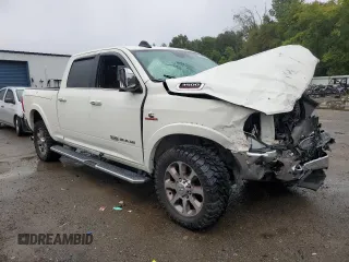 2019 Ram 3500 Longhorn with VIN 3C63R3FLXKG578800, listed as a Copart auction lot 70856314 with 0 mi miles and Non Repairable. Bid and sale history available at carsss.com. Image 4.