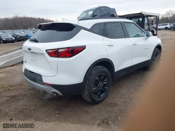 2019 Chevrolet Blazer with VIN 3GNKBBRA6KS673890, listed as a IAAI auction lot 41899560 with 55,838 mi miles. Bid and sale history available at carsss.com. Image 4.