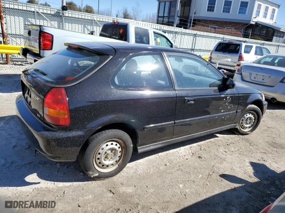 1996 Honda Civic DX with VIN 2HGEJ6344TH117621, listed as a Copart auction lot 44725965 with 122,814 mi miles and Clean Title. Bid and sale history available at carsss.com. Image 3.