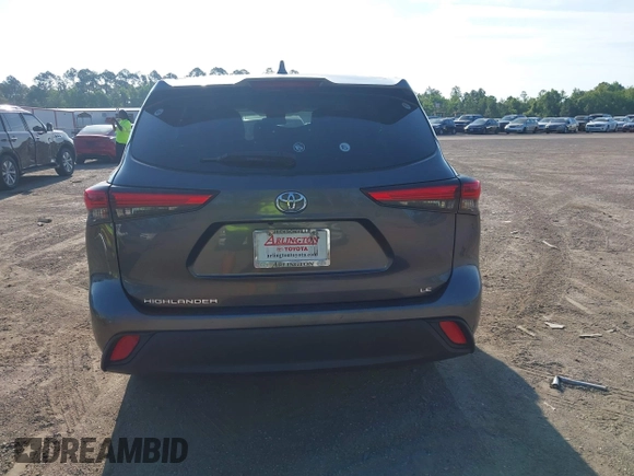2021 Toyota Highlander L with VIN 5TDZZRAH4MS068164, listed as a IAAI auction lot 42324216 with 257,056 mi miles and . Bid and sale history available at DreamBid. Image 16.