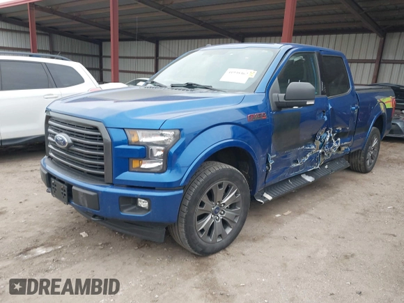 2017 Ford F-150 XL with VIN 1FTFW1EG9HFB81208, listed as a IAAI auction lot 41938462 with 107,121 mi miles. Bid and sale history available at carsss.com. Image 17.
