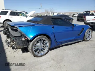 2015 Chevrolet Corvette Z06 3LZ z VIN 1G1YU3D63F5606405, wystawiony jako Copart lot #47130505 z przebiegiem 34 951 mil mil oraz Szkoda całkowita • Salvage title. Historia ofert i sprzedaży dostępna na DreamBid. Obrazek 3.