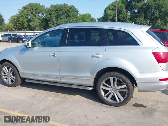 2014 Audi Q7 Premium Plus with VIN WA1LGAFE8ED007158, listed as a IAAI auction lot 42212664 with 120,934 mi miles and . Bid and sale history available at DreamBid. Image 14.