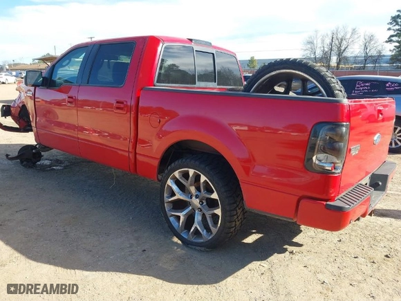 2008 Ford F-150 XLT with VIN 1FTPW12V28KE26879, listed as a IAAI auction lot 41683328 with 129,531 mi miles. Bid and sale history available at carsss.com. Image 3.